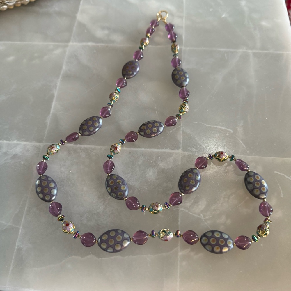 Beautiful Multicolor Bead Necklace - image 5